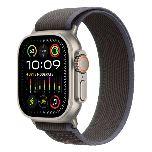 Умные часы Apple Watch Ultra 2 GPS+Cellular 49mm Titanium Case  Blue/Black Trail Loop M/L