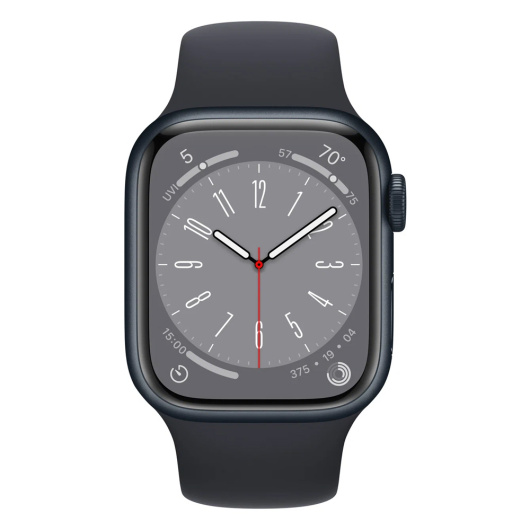 Умные часы Apple Watch Series 8 45 мм Aluminium Case Темная ночь M/L (Midnight Sport Band )