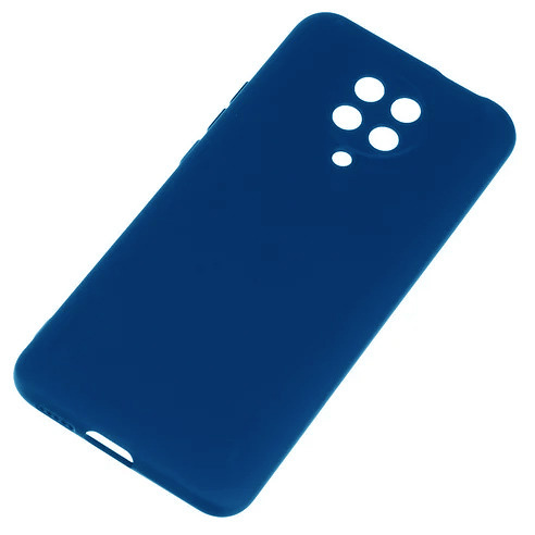 Силиконовый чехол бампер Monarch для Xiaomi Poco X3 Синий 