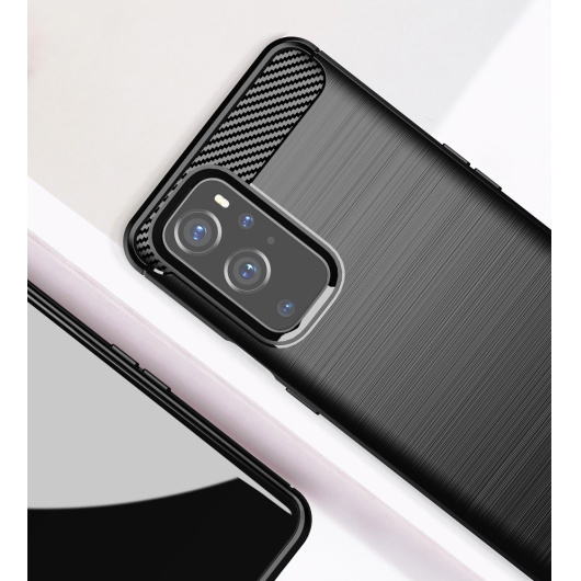 Чехол Carbon для OnePlus 9 Черный