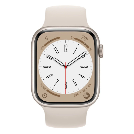 Умные часы Apple Watch Series 8 45 мм Aluminium Case Sport Band Сияющая звезда