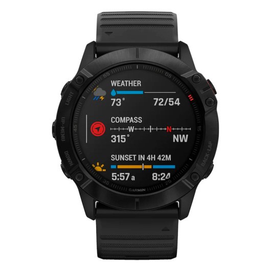 Умные часы Garmin Fenix 6X Pro Черные