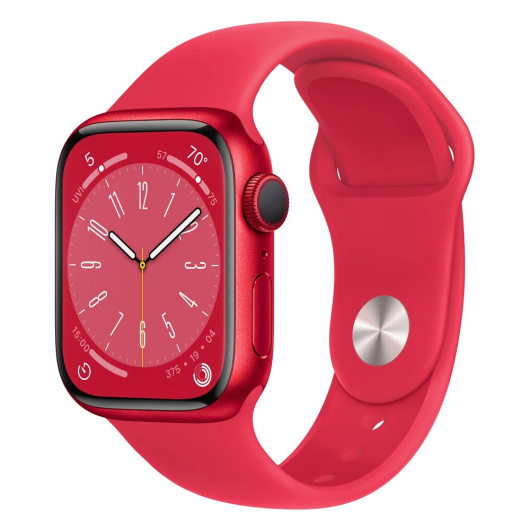 Умные часы Apple Watch Series 8 41 мм Aluminium Case Sport Band Красный M/L (MNUH3)