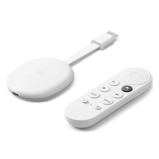 ТВ-приставка Google Chromecast c Google TV 4K Белый
