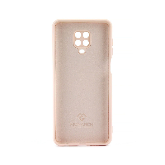 Чехол бампер Monarch для Xiaomi Redmi Note 9S Пудровый