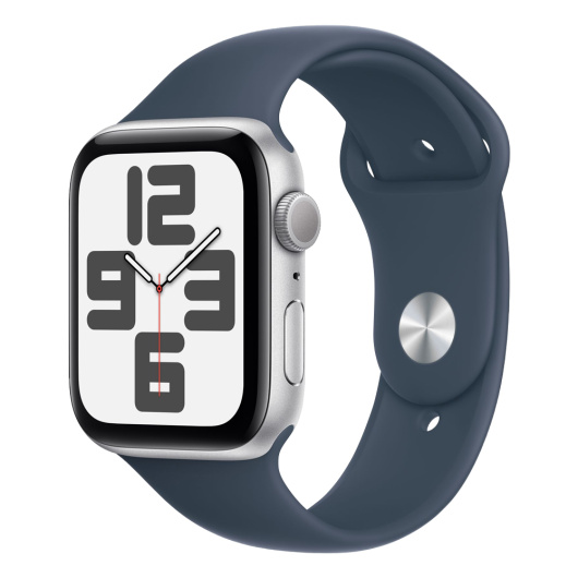 Умные часы Apple Watch Series SE 2023 44мм Aluminum Case with Sport Band Серебристый S/M