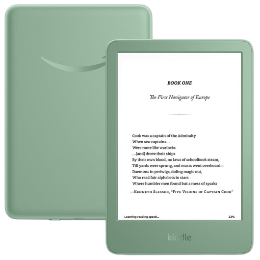 Amazon Kindle (2024) 11th Generation 6,16Гб ,Зеленая