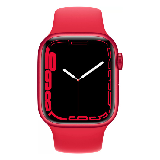 Умные часы Apple Watch Series 7 45mm Aluminium with Sport Band, PRODUCT RED