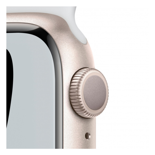 Умные часы Apple Watch Series 7 45mm Aluminium with Nike Sport Band, сияющая звезда