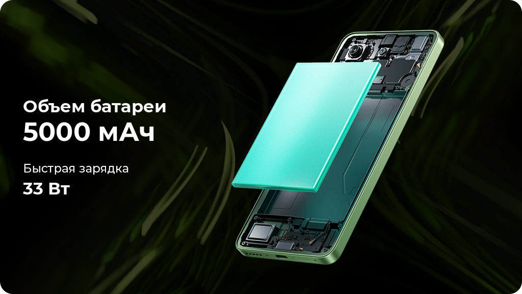 Xiaomi Redmi Note 13 8/128 ГБ NFC РСТ Зеленый