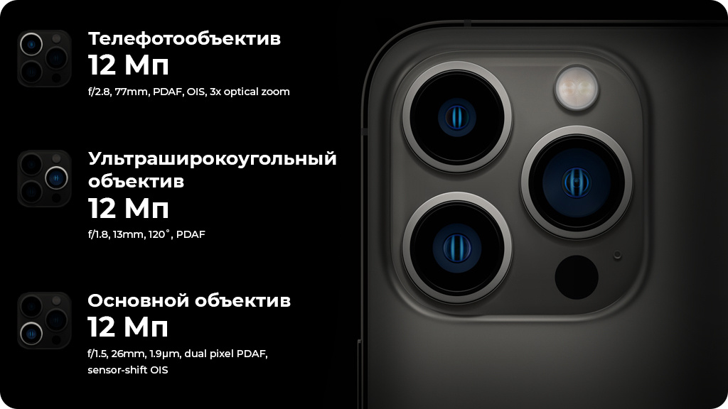 Apple iPhone 13 Pro Max 256Gb Серебристый US