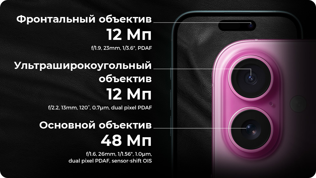 Apple iPhone 16 128 ГБ Pink nano SIM + eSIM