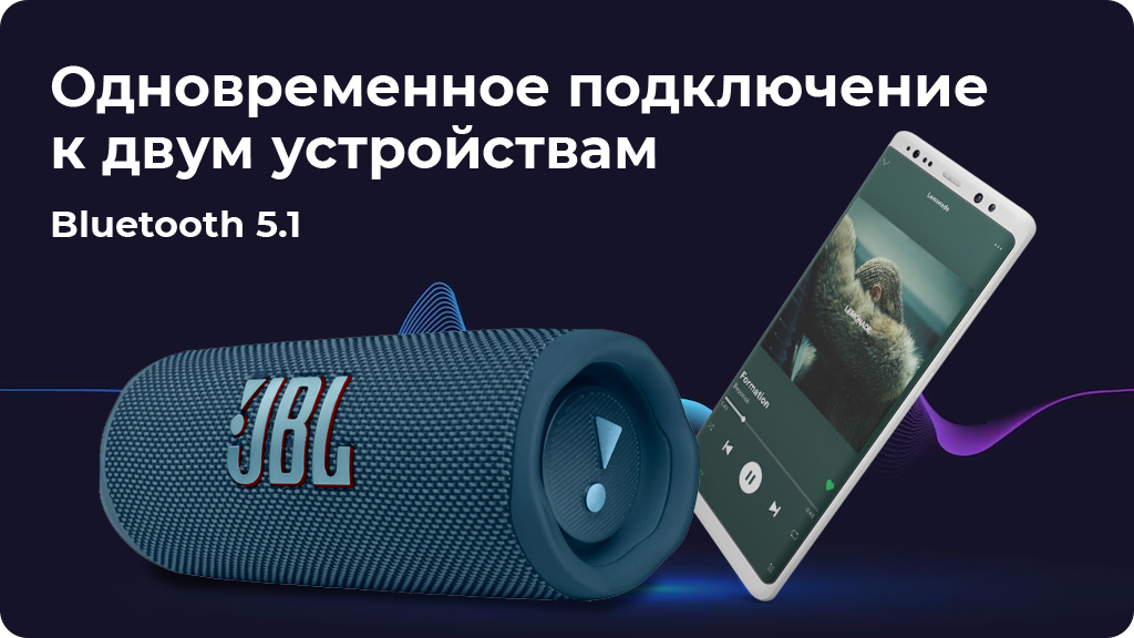 Портативная акустика JBL Flip 6 черная